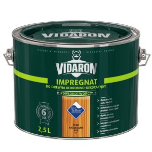 VIDARON Impregnat Powłokotwórczy - V05 Teak Naturalny - 2,5L