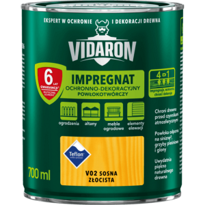 VIDARON Impregnat Powłokotwórczy - V02 Sosna Złocista - 0,7L