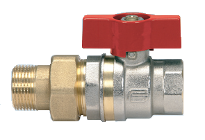 Zawór kulowy grzejnikowy 3/4" z półśrubunkiem Aster Effebi