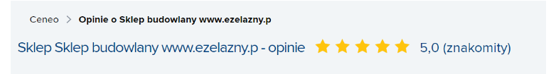 Ezelazny.pl opinie Ceneo